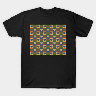 Happening Heart Pattern T-Shirt